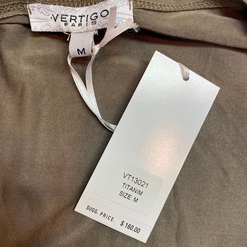 Vertigo Paris Knot Front Tunic New with Tags Size Medium - Picture 7 of 9